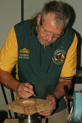 Woodturning Demonstration by Robbie Graham at Turnfest 2012